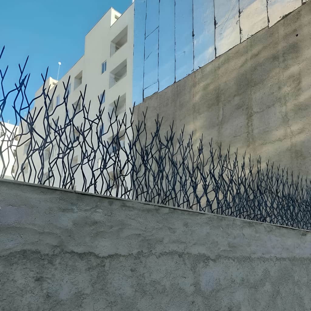 حفاظ شاخ گوزنی با برش دقیق میلگردها