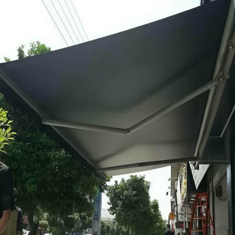 سایبان برقی فول باکس مخصوص فضاهای تجاری