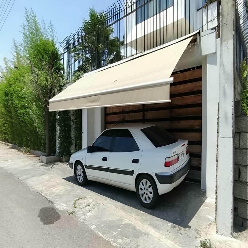 سایبان برقی با موتور تیوبلار داخل محور رول
