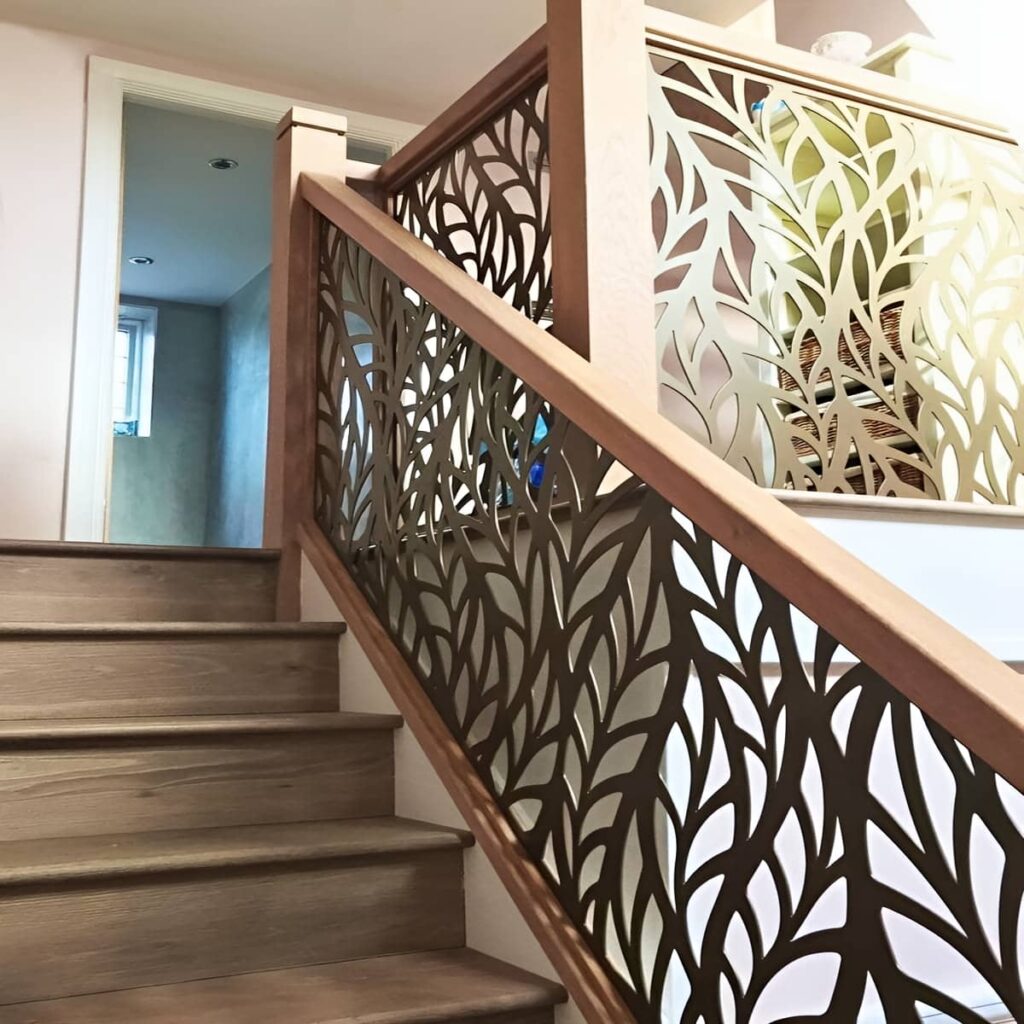 ساخت نرده لیزری با طرح اسلیمی