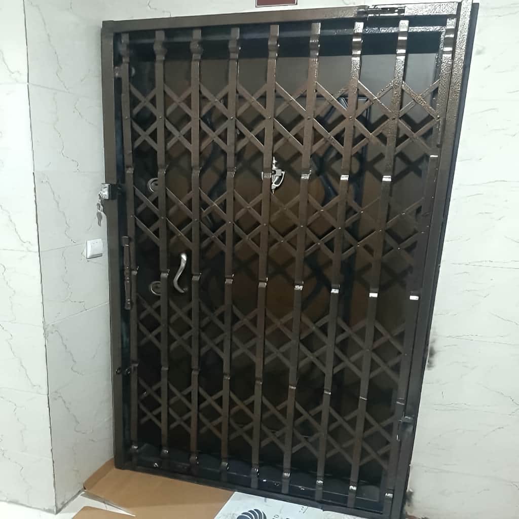 خرید درب آکاردئونی چهار گل لوزی