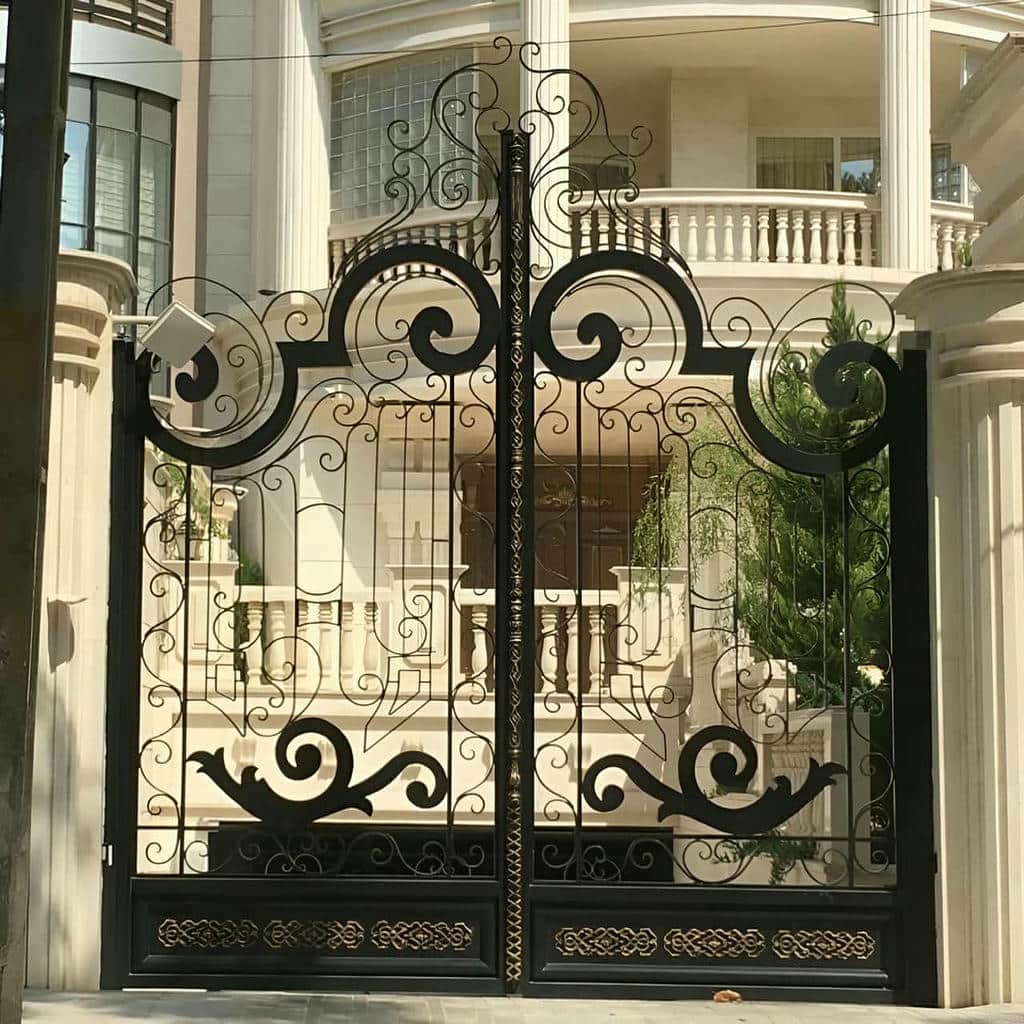نصب درب پارکینگ سنگین شاسی دوبل کنسولی