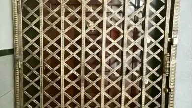 10 طرح درب آکاردئونی سلطنتی گل دار