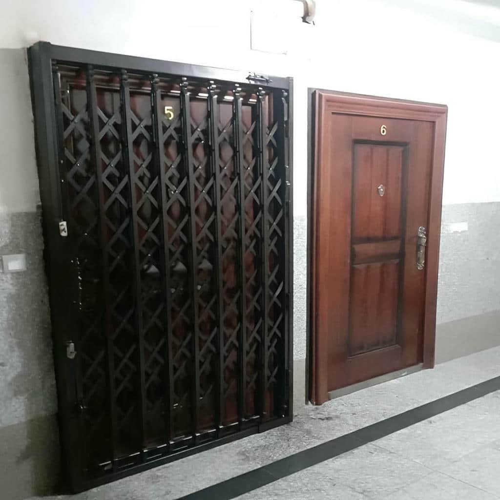 فروش درب آکاردئونی ضد سرقت مدل چهار گل