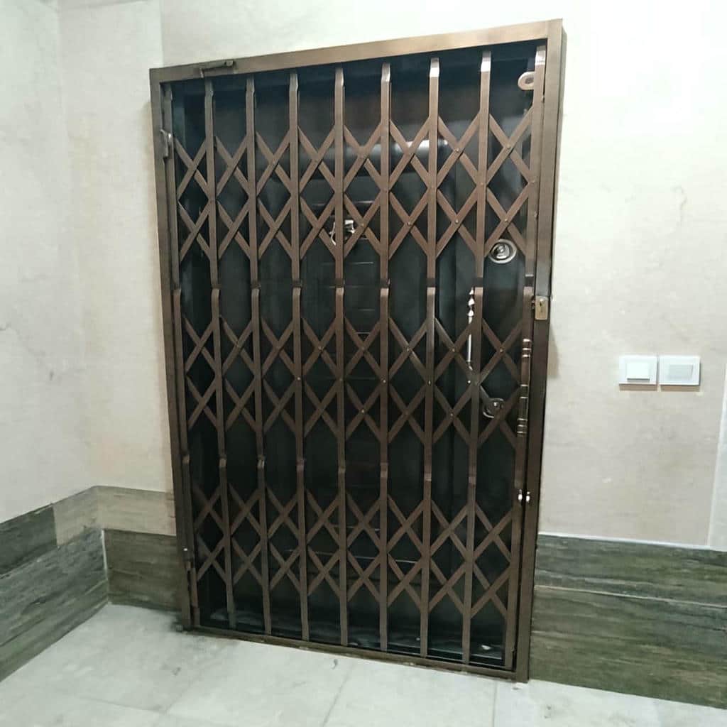 12 مدل درب ریلی آکاردئونی کم جا