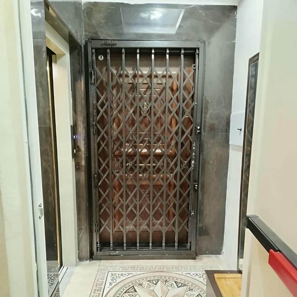 14 نمونه درب آکاردئونی طرح دار لوزی