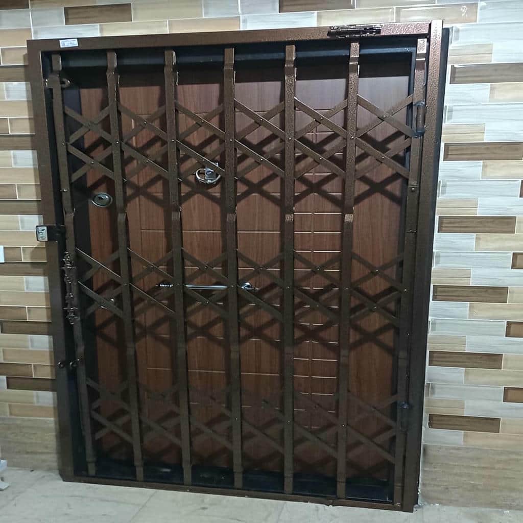 ساخت حفاظ درب ضد سرقت فلزی با پروفیل مقاوم