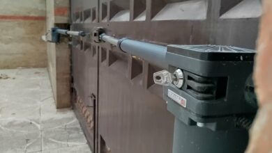 8 مدل درب اتوماتیک ریلی حیاط