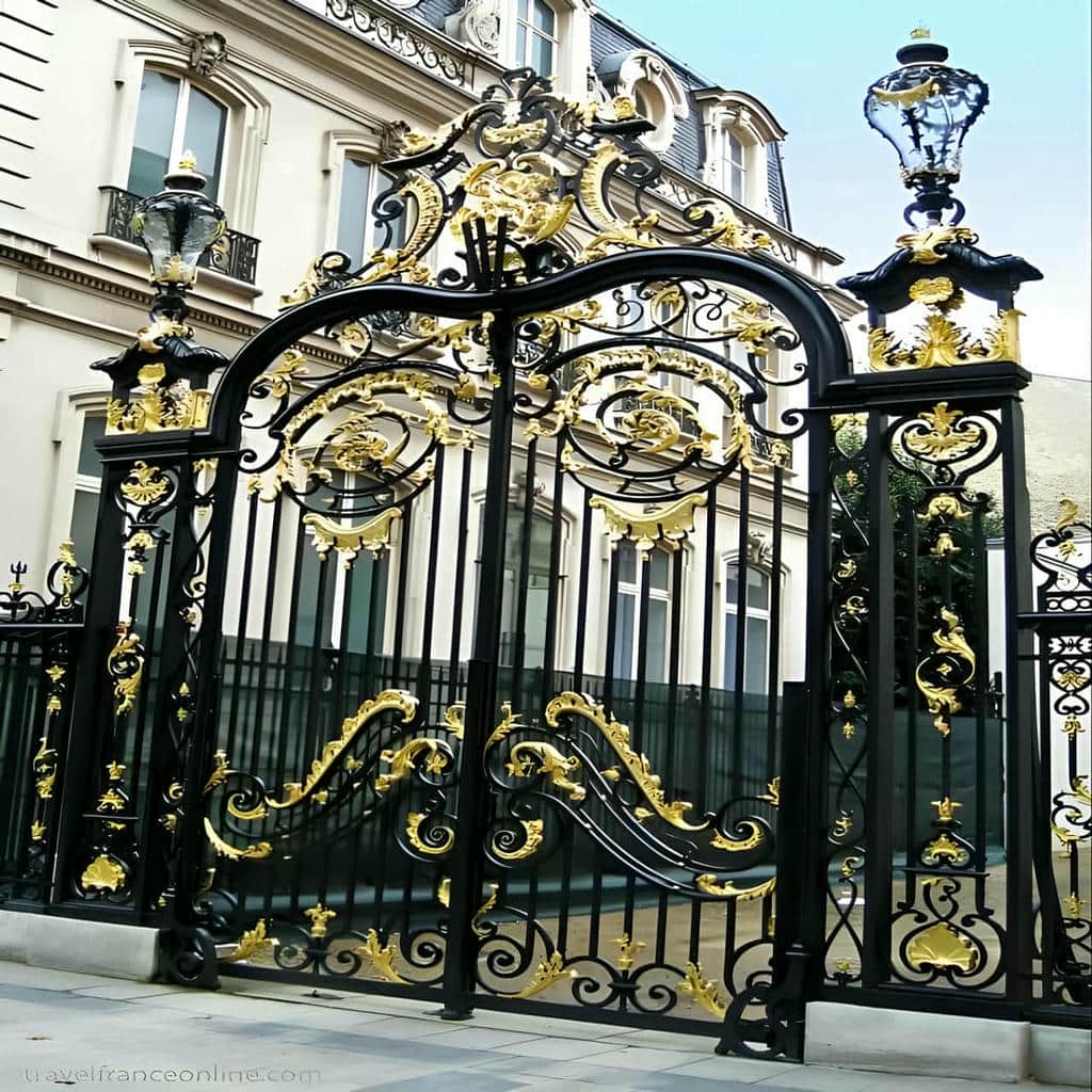 سفارش درب پارکینگ برش لیزری طرح هندسی عمودی