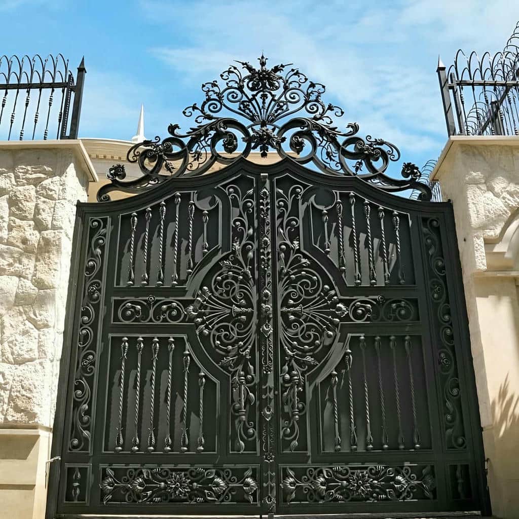 خرید درب حیاط کتیبه دار