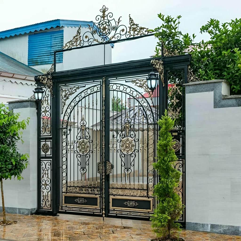 نصب درب پارکینگ ویلا ماشین رو ریلی