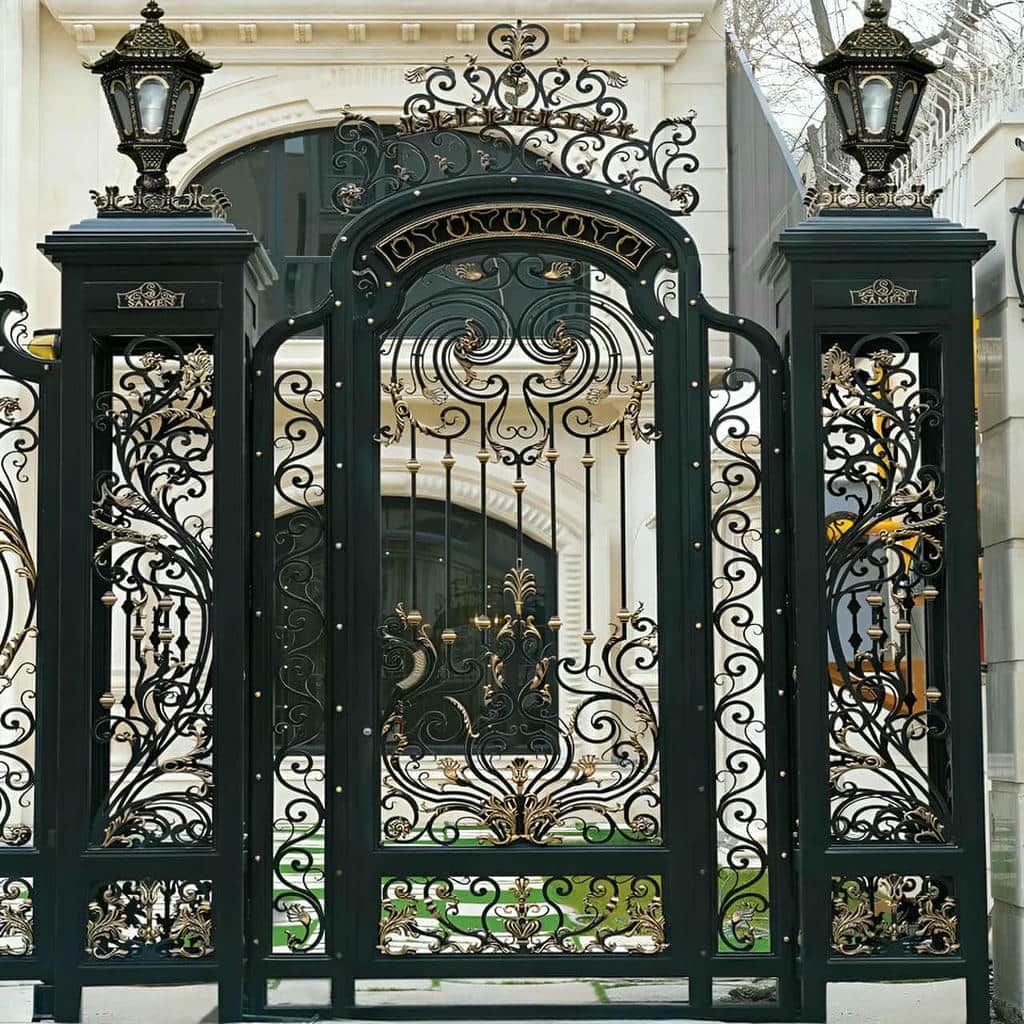 خدمات نصب ریل زمینی درب کشویی حیاط
