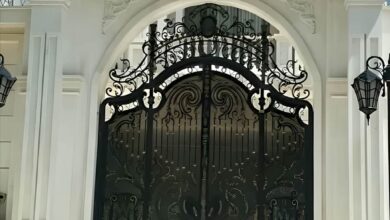 10 مدل درب حیاط ورق پانچ