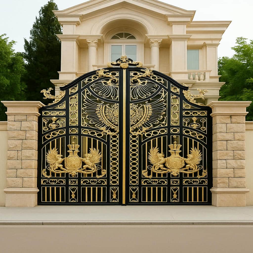 تولید درب ویلایی قوسی فرفورژه