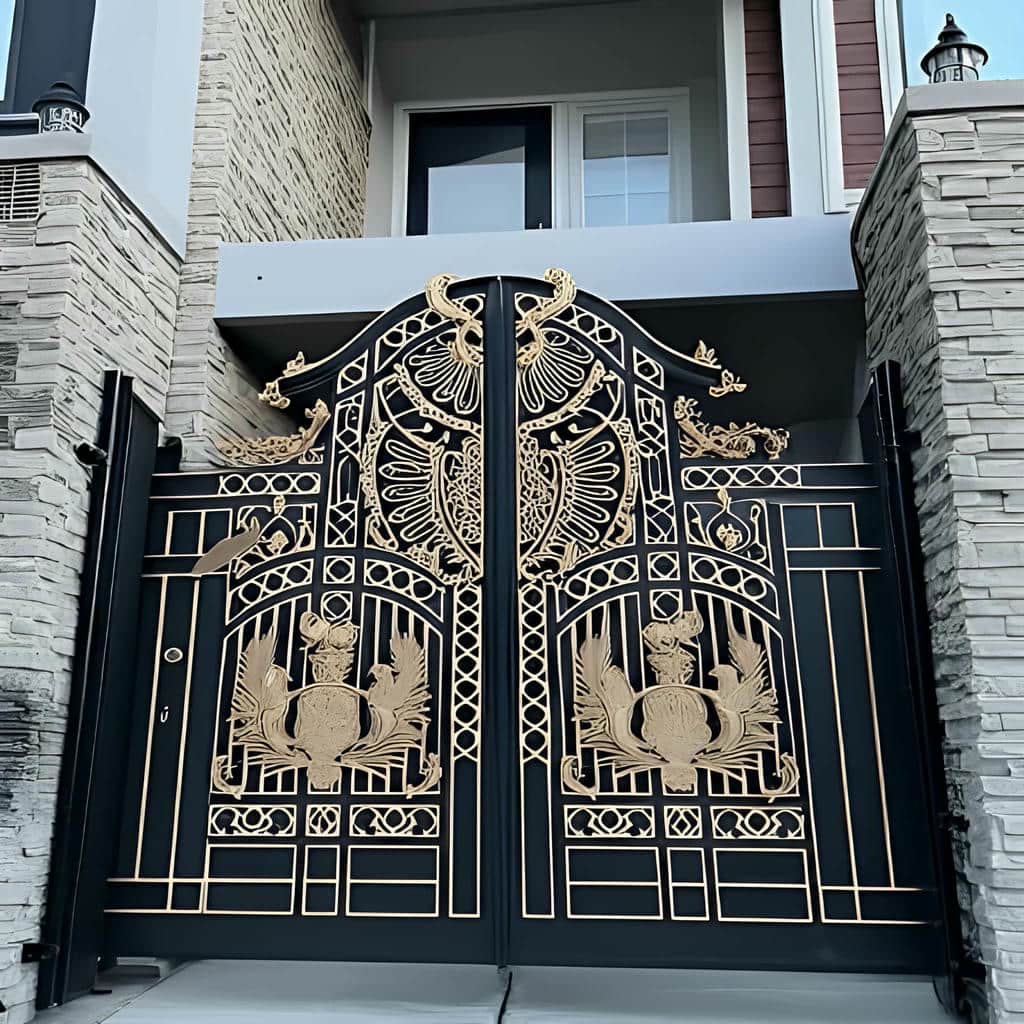 خرید درب پارکینگ ساختمان چند واحدی پنل مشبک