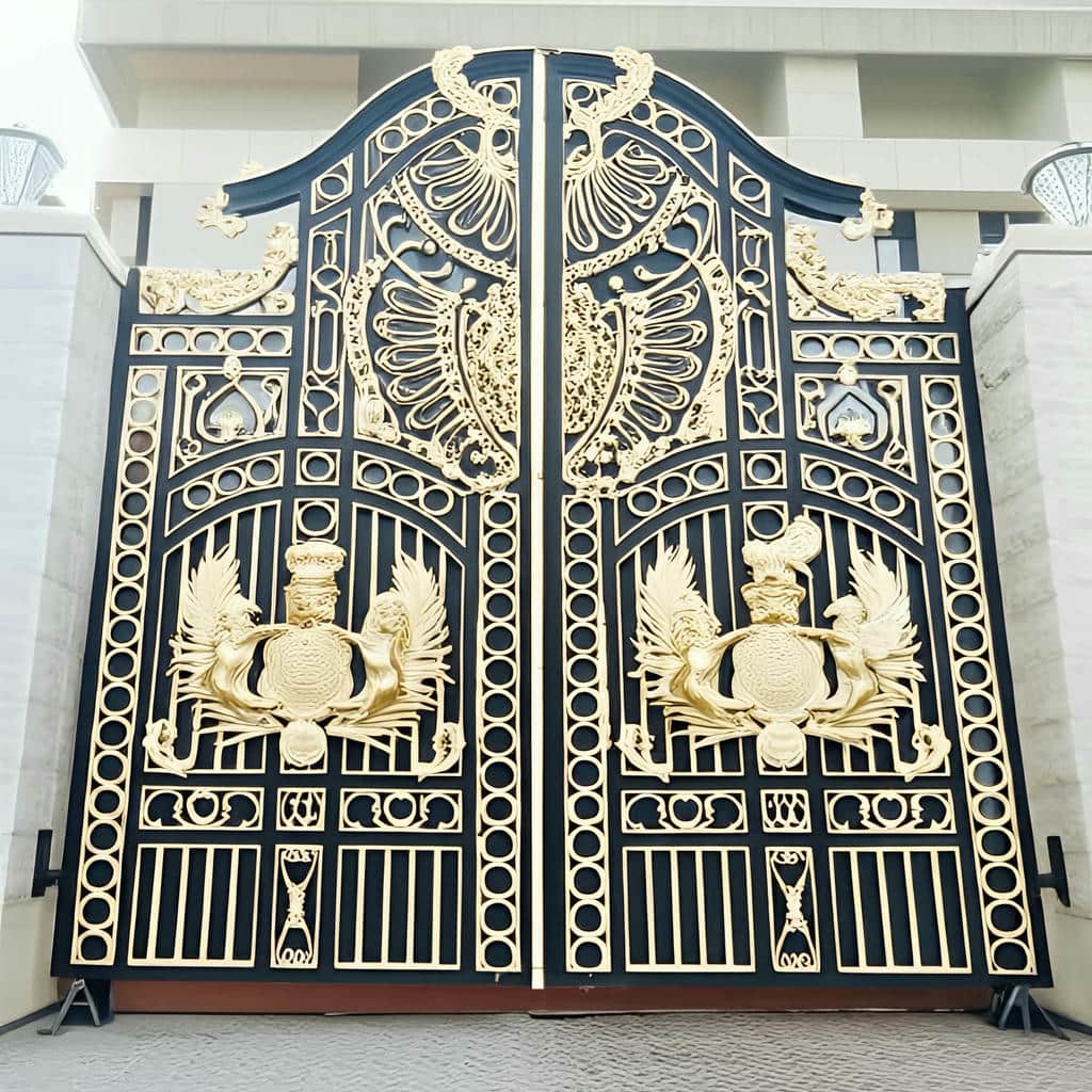 تولید درب پارکینگ مینیمال خطی نیمهپوشیده