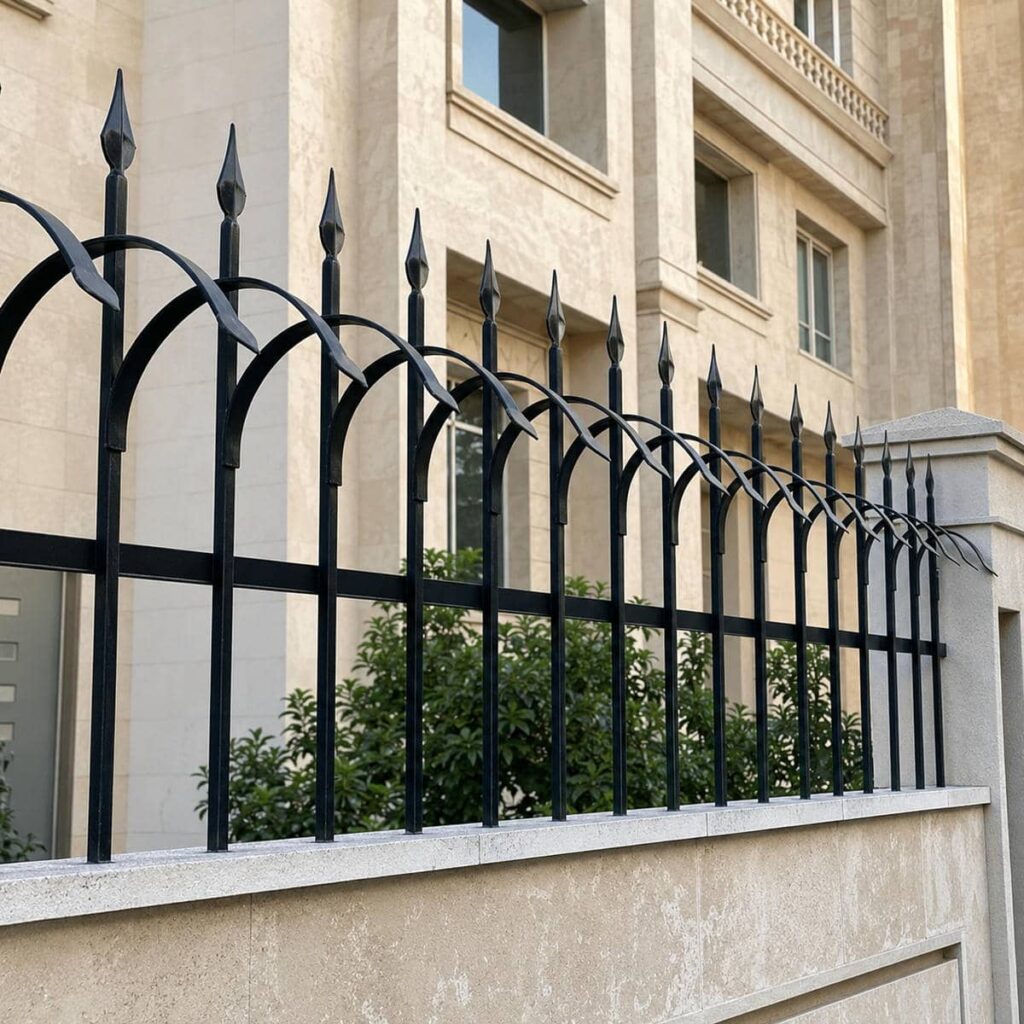 خرید حفاظ روی دیوار حیاط مسکونی با انتخاب طرح مناسب