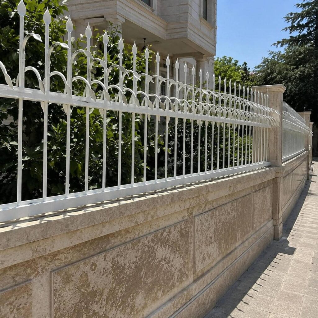 ساخت حفاظ دیوار رنگ کوره ای با جوشکاری منظم
