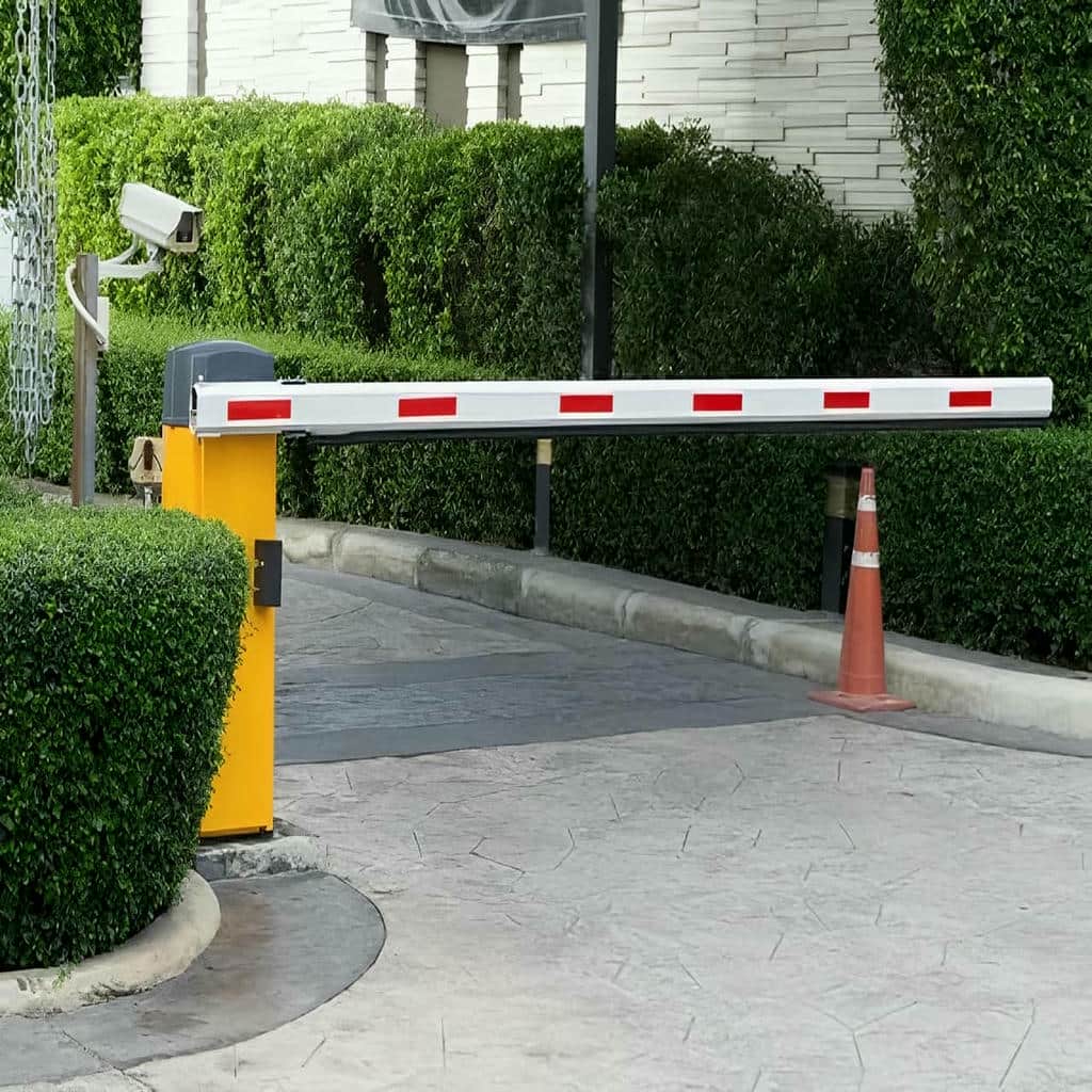 نصب سیستم کنترل تردد پارکینگ سازمانی با پلاک خوان