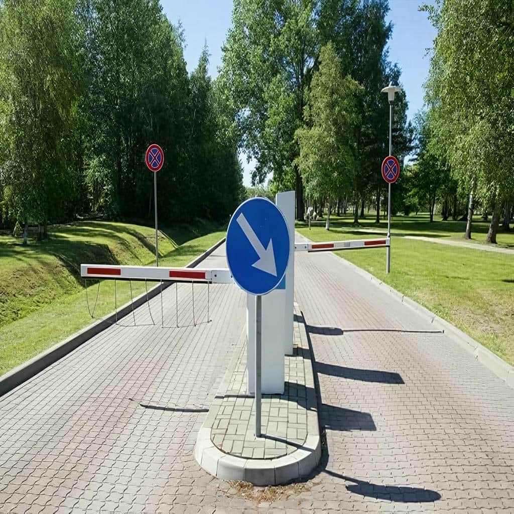 خرید راهبند پارکینگ بازویی مفصلی برای پارکینگ سقف کوتاه
