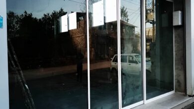 14 مدل درب اتوماتیک شیشه ای گردان لابی