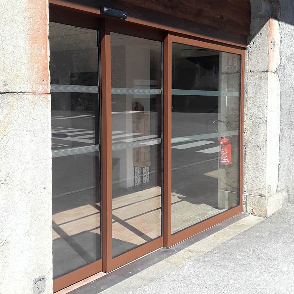 اپراتور درب شیشه ای کشویی برای ورودی کم تردد