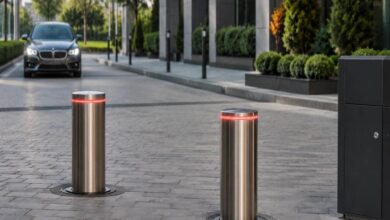 14 مدل راهبند فروشگاهی پارکینگ طبقاتی