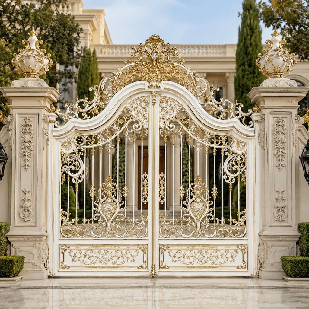 خرید درب آهنی باغ ماشین رو
