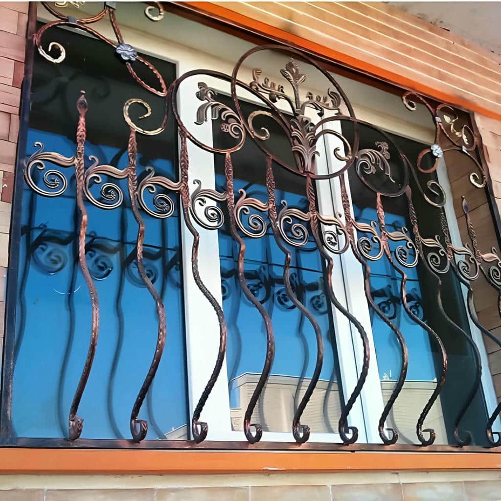 اجرای حفاظ پنجره دوجداره ضد سرقت با شبکه متراکم