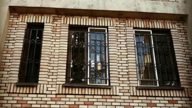 13 طرح حفاظ پنجره جای گلدان دار