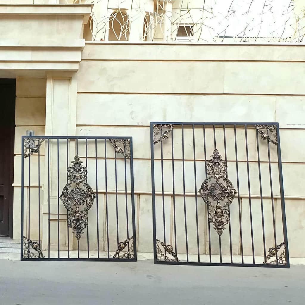 7 طرح حفاظ پنجره ویلایی نمای باغ