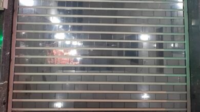 6 طرح کرکره برقی رنگی نمای فروشگاه