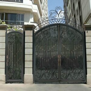 12 طرح درب فلزی دو لنگه پارکینگ