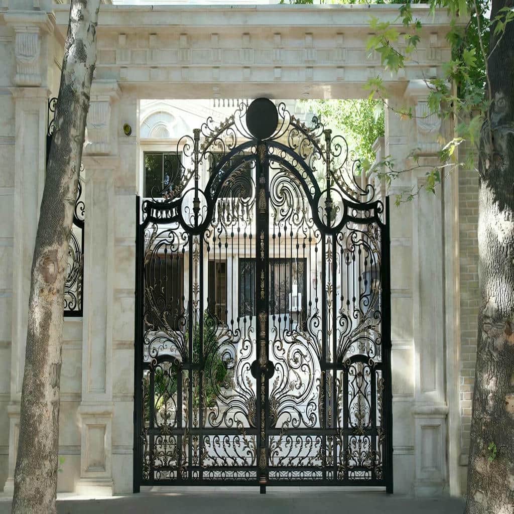 خرید درب ورودی ساختمان فلزی لابی