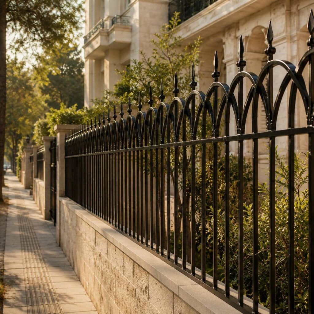 ساخت حفاظ دیوار فلزی ردیفی با مقطع مناسب