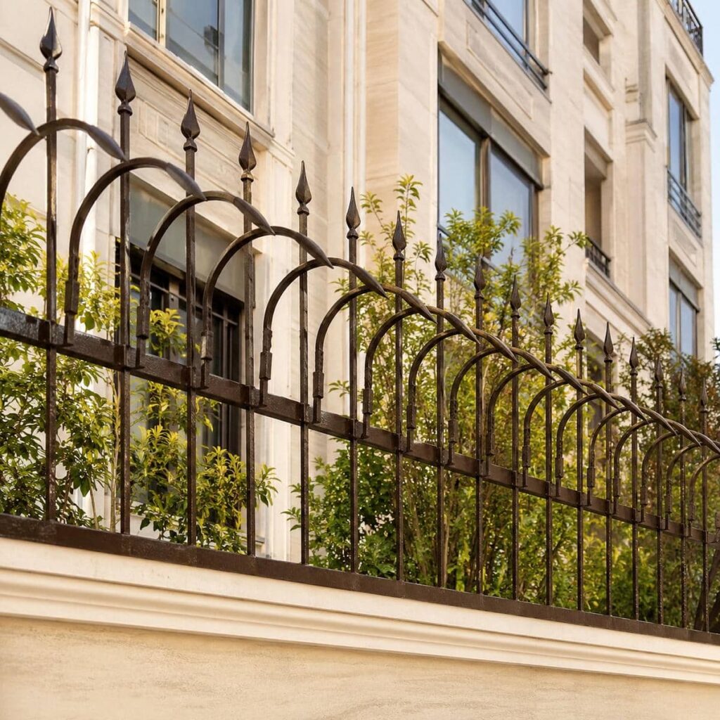 نصب حفاظ دیوار سیم خاردار ترکیبی با بررسی زیرسازی