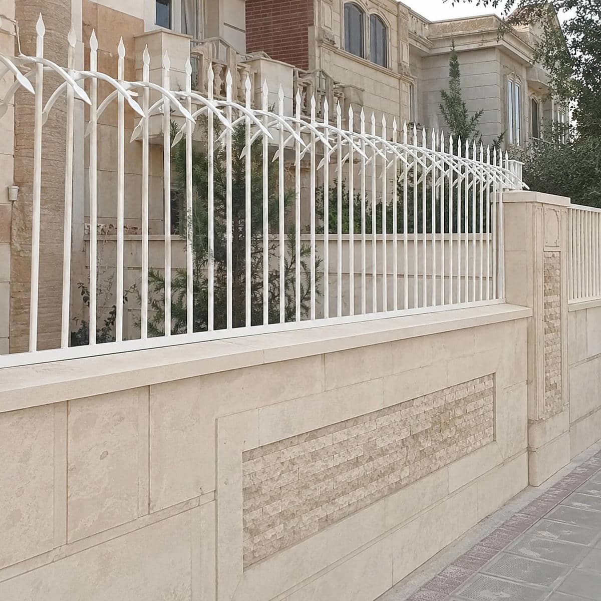 8 طرح نرده حفاظ دیوار ساده