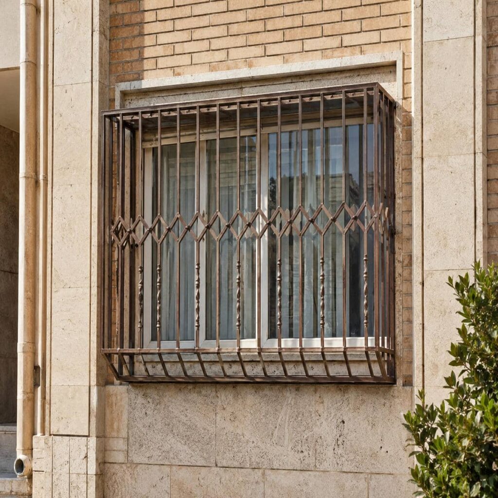 فروش حفاظ پنجره آپارتمان طبقات پایین با طرح متناسب