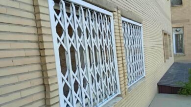 8 مدل حفاظ پنجره ریلی بازشو