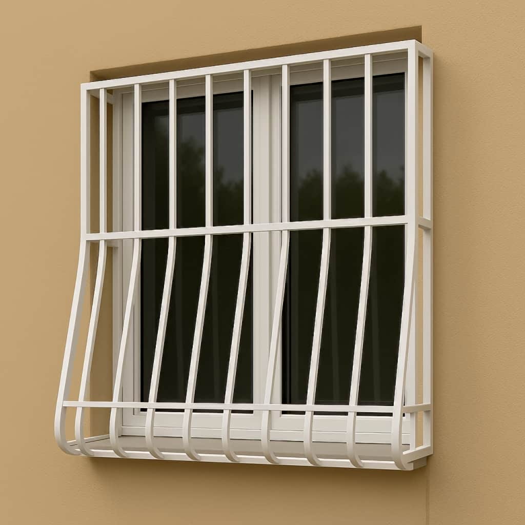 پروفیل فلزی پنجره نمای نزدیک