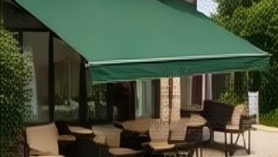 چادر برقی نمای مدرن مینیمال