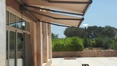 سایبان اتوماتیک مقاوم در فضای باز