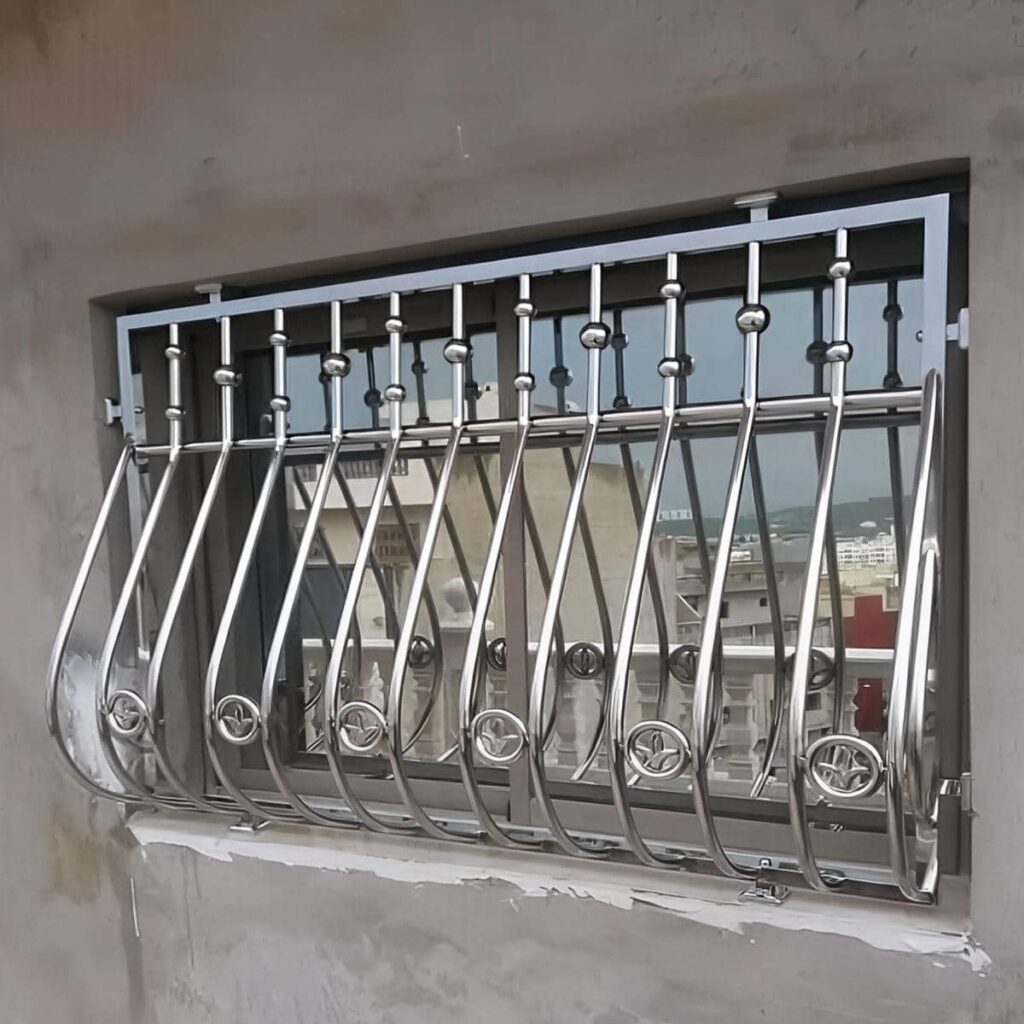 حفاظ پنجره مدرن خطی مناسب نمای بازسازی