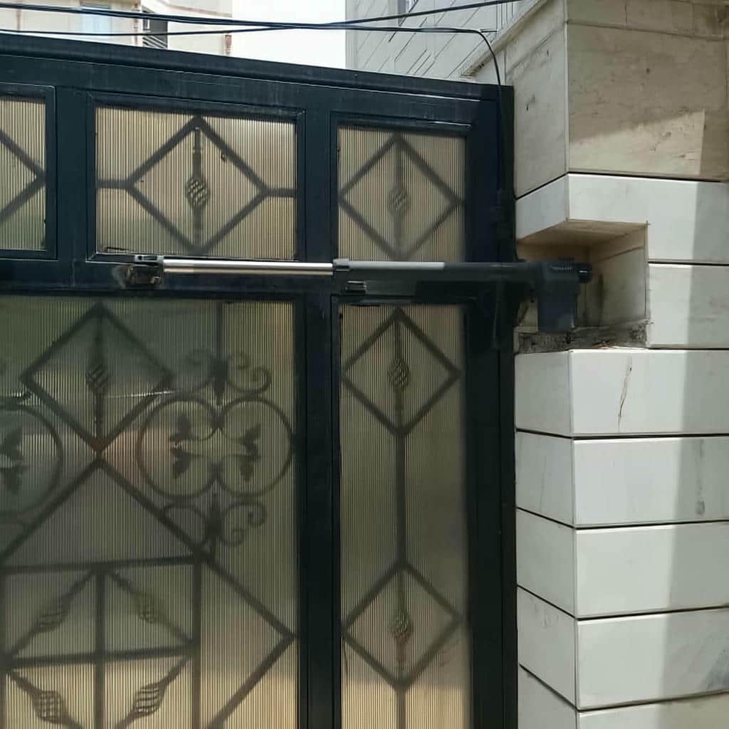 جک درب پارکینگ بازویی با اتصالات فلزی جک درب پارکینگ بازویی با اتصالات فلزی