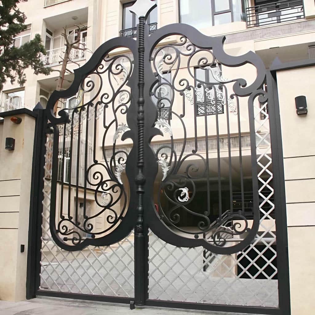 درب باغی با رنگ سطح یکدست