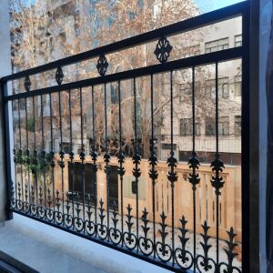 نرده راه پله فلزی با جوشکاری تمیز
