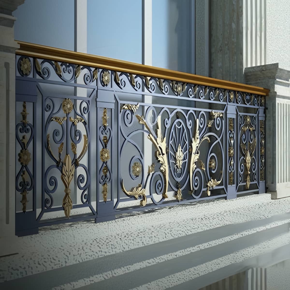مرکز فروش و نصب نرده کلاسیک بالکن برای نگهداری آسان